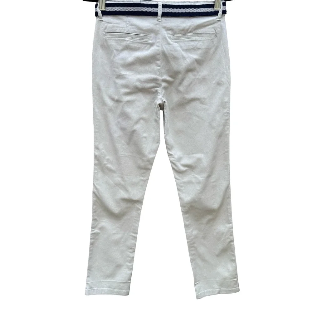 The Childrens‎ Place Girls Millstone Beige Stretch Chino Pants Belt Size 14 NEW